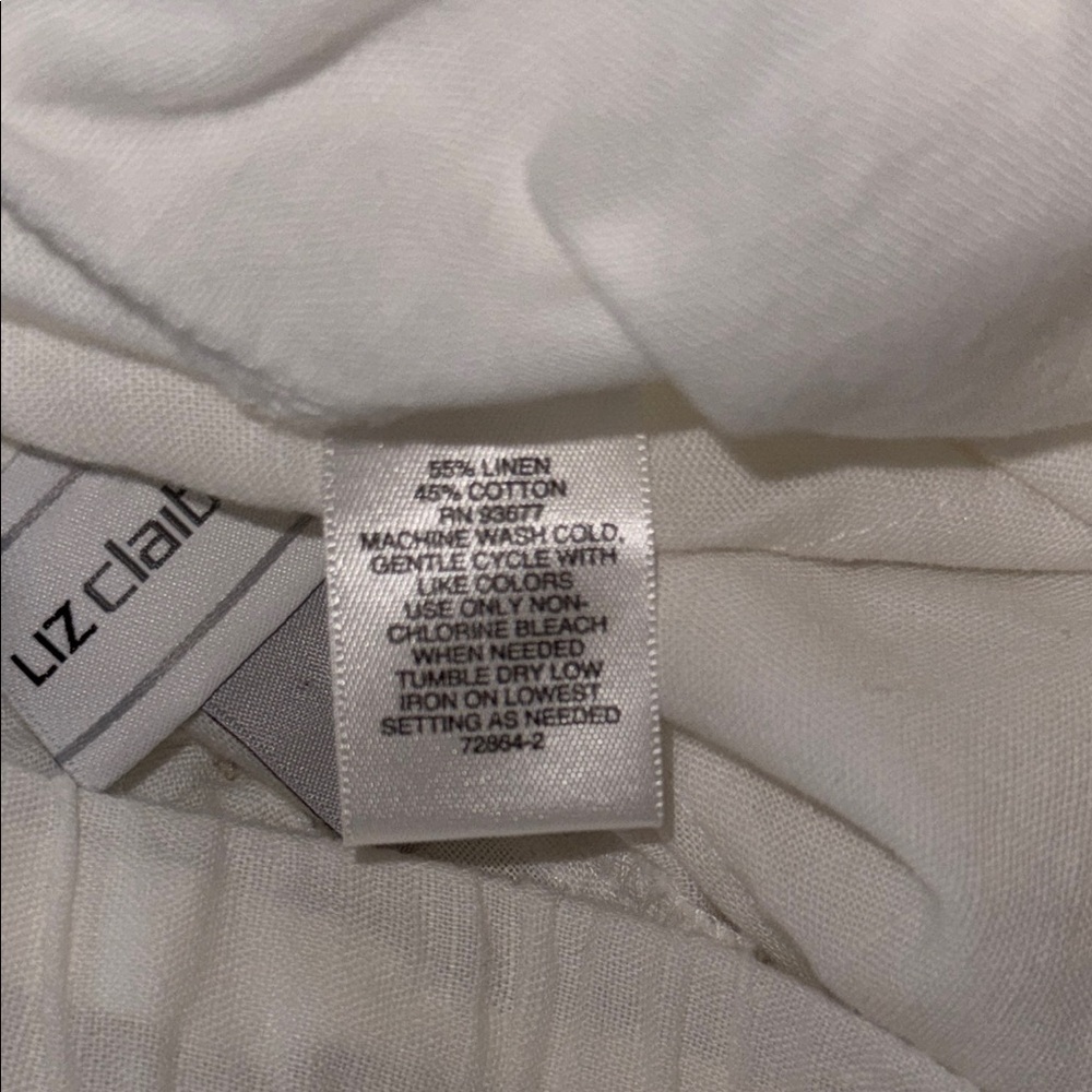 White Drawstring Pants - Picture 6 of 6